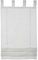 Raffrollo Voile Schlaufen weiß 80 x 140
