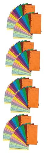 COHEALI 96 Pièces enveloppe budgétaire économiser des enveloppes pour de l'argent porte-monnaie pour l'argent liquide Fournitures de bureau enveloppes de trésorerie bourrage papier