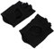 JECOMPRIS 1 Paar Handschuhe Fitness Gloves Gym handschuh Mens Gloves trainingshandschuh angelhandschuh Women Gloves herrenhandschhe rekawiczki zimowe Hirschpfeifen für Auto Nylon Black