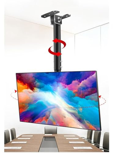 Soporte De Pared Para TV, Soporte De Montaje De TV De Techo Ajustable, Soporte De TV De Inclinación Y Rotación, Se Adapta A Televisores De 39-85 Pulgadas, Max VESA 600x400mm, Con Carga De 176 Lb