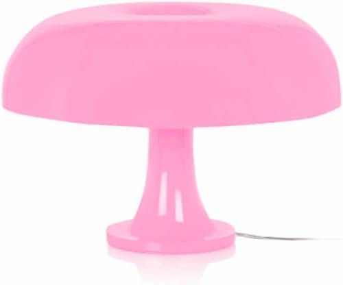 Ausolee Pilz Lampe, Rosa Pilz Lampe,Mushroom Lamp Für Raum Ästhetische Moderne Beleuchtung Für Schlafzimmer Kühle Retro Wohnzimmer Dekor (Rosa)