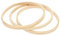 NUOBESTY 3St Bambuskreis Traumfängerring selber machen DIY-Werkzeuge -Reifen Makramee-Ring Handwerk rund wandverkleidung praktischer Bambusring DIY Bastelwerkzeuge