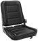 RASTKY Cómodo Asiento de Tractor Negro con Interruptor Ajustable y Riel Deslizante para Cortacésped, Cargador Deslizante, Carretilla Elevadora Universal