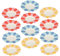 OUNONA 150 Piezas Bandeja De Papel Decorativo Flor Chicas A Granel Y Plato De Papel Para Fiesta Conformado Fiesta De Cumpleaños Rosa Temático Hogar Plato De Pastel