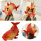 Funny Fish Head Hat Novelty Costume Accessory for Parties and Events Unisex Sea Animal Headwear Ideal for Dress-Up and Themed Celebrations (Red, A)