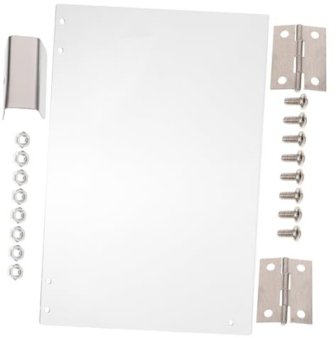Holibanna Popcorn Machine Replacement Clear Panel Thicken PVC Door for Easy Installation Lightweight and Smooth Surface for Quick Cleaning Compatible