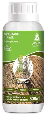 DISERBANTE Totale ERBICIDA GLIFOSATE SISTEMICO 500ml