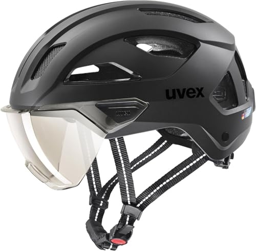 UVEX Stride Visor Black mat - 56