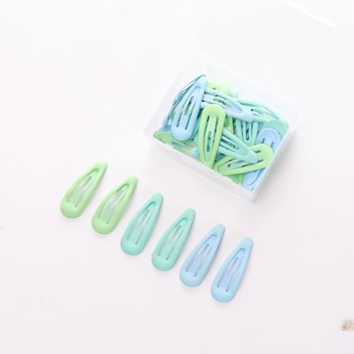 30 pcs Barrettes Cheveux Bébé Fille, 3 cm Mini Pinces Métal pour Cheveux Fins, Barrettes Colorées pour Tout-Petits