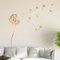 Pusteblume Set_pri Wandtattoo in 6 Größen - Wandaufkleber Wall Sticker - Dekoration, Küche, Wohnzimmer, Schlafzimmer, Badezimmer