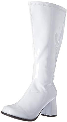 Ellie Shoes Damen Gogo-w Kniehohe Stiefel, Weiss/opulenter Garten