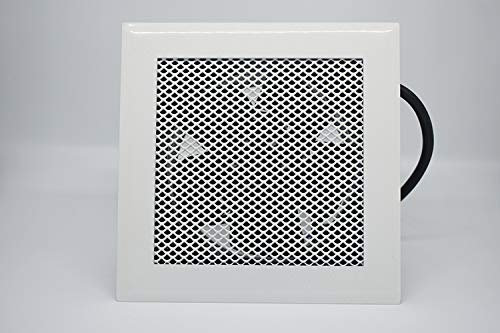 VENTILADOR PARA CHIMENEA CON REJILLA M-D SIMPLE BLANCA15X15 CON VENTILADOR AXIAL CON SALIDA 120