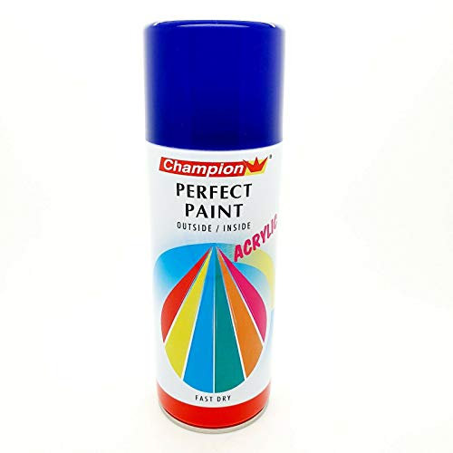 Blue Spray Paint Aerosol Auto Car Primer Matt Gloss Metallic Wood Metal Plastic