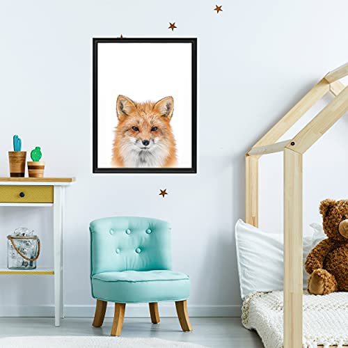 Poster Bébé Renard Décoration murale – Petit animal de la forêt mignon pour chambre de fille – Grande décoration