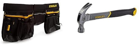 Stanley Stht0-51309 Arrache-Clous - manche en Fibre de Verre - Poignée Grip - manche Bi matière- - Liaison Epoxy - 450 G