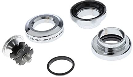NC NC Threadless Road Bike Cycle Externer Steuersatz 1 / 1 1/8 30mm - Silber