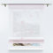 Yujiao Mao Bändchenrollo mit besticke Schmetterlinge transparent Raffgardinen raffrollo Pink BxH 100x140cm