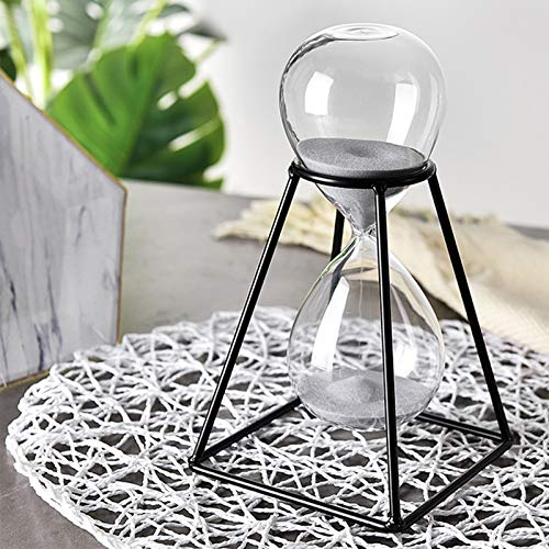Brogtorl Sablier Cristal Transparent Sablier Décoration Cadeaux créatifs Jouet Office Home Decor 30 Minutes