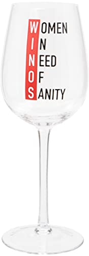 Maturi Verre à vin humoristique « Winos » 420 ml