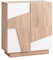 MyosHome - Mueble Aparador Comoda en Roble y Blanco 80 x 89 x 36 cm - Mueble Recibidor, Aparadores para Salon, Aparador Entrada Recibidor. Odín