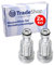 2x Trade-Shop Wasserfilter (3/4) kompatibel mit Bosch, Lavor, Parkside, Nilfisk, Stihl, Makita, NAC, Black & Decker Hochdruckreiniger Gartenschlauch