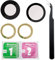 CKANDAY Lot de 2 lentilles de rechange d'origine en verre saphir pour appareil photo arrière compatible avec iPhone 12 6,1/12 Mini 5,4 + adhésif préinstallé + kit d'outils de réparation