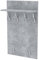 AKKE Garderobenpaneel Wandgarderobe Mit Ablage Wandpaneel Garderobe PVC Maxi Beton 100cm x 60 cm
