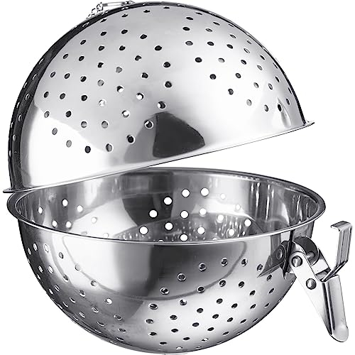 Westmark Boule de riz – Passoire pratique pour la cuisson du riz, idéale pour faire des sushis, du jasmin ou du riz basmati, également comme passoire à épices – Acier inoxydable, 1 litre