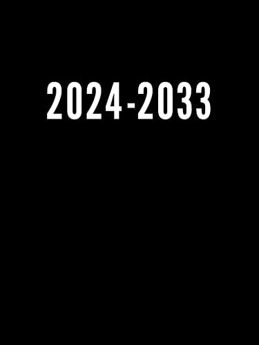 2024-2033: Monatsplaner seit 10 Jahren | Januar 2024 bis Dezember 2033, A4 | Notizbuch und Organizer für die tägliche Planung