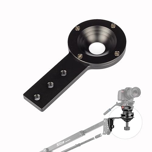 65 mm / 75 mm Aluminium Halbkugel flache Schüssel Typ Adapter Konverter für Jib Arm Kamera Kran Stativ Fluid Kopf