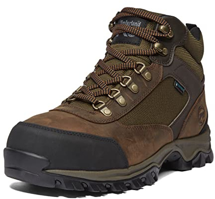 Timberland PRO Men's Keele Ridge Steel Safety Toe Waterproof Industrial Hiker Work Boot, Brown-2024 New, 10.5