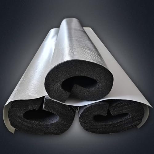 Isolation de Tuyau Ignifuge/Antigel,Tuyau Isolation Semi-Fendue,Tube d'Isolation 15/20/30mm Épaisseur,Auto-Scellant Manchon Isolant Tuyau,Conduites d'Eau Chaude et Froide (110x30mm/4.33x1.2in)