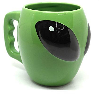 Große Kaffeetasse, Alien-Form, Tasse für Zuhause, Büro, Keramik-Kaffeetasse, kreative Paare, großes Fassungsvermögen, Frühstückstasse, Kaffeetasse