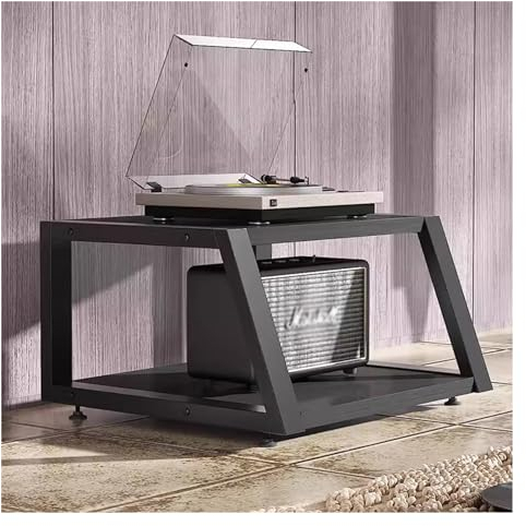 audio rack hifi regal Audio-Komponenten-Rack-Turm Media-Stereo-Ständer Geräteregale 2 3 4 Etagen, Bodenständer Videospiel-Organisationsschrank Display-Halterung, für Aufnahmeraum/ Klassenzimmer/ Bespr