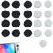 GUTERTOP 18 Stück Joystick Kappen für Nintendo Switch, Silikon Joystick Abdeckung, Thumb Grips Cover für Nintendo Switch (9 Schwarz 9 Weiß)
