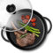 Moss & Stone The Whatever Pan antihaftbeschichtete Grillpfanne für den Innenbereich, 30,5 cm, Aluminiumguss-Grillpfanne für Herd, spülmaschinen- und ofenfest, Induktionsgrillpfanne mit Deckel mit