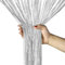 2 Pack Home Decor Sequin Curtain for Doorway,Door String Curtains,Closet Bedroom Blind Living Room Divider,Window Wall Panel Fringe Backdrops Sheer no Beads Beaded Decorative Crystal (White)
