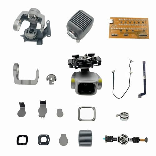 TYKZFHTQ Gimbal-Teile for D-JI Air 2S Gimbal YR-Motor mit Yaw-Roll-Arm-Baugruppe, Kamerarahmen mit Pitch-Motor-Abdeckkappe, PTZ-Kabel(5 in 1 Cover Set)
