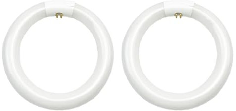 Rfeeuubft 2 Stück FC8T9/CW Kreisförmige Leuchtstofflampe, Runde 8-T9-22-W-Glühbirnen Als für Runde Deckenleuchte