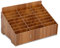 24 Grilles Boîte De Rangement En Bois Pour Téléphone Portable, Organisateur De Support De Téléphone Portable, Boite Rangement Bureau, Organisateur Rack De Presentation Multifonctionnel Pour Ecole