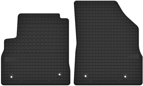 Gummimatten Vorne Gummi Fußmatten passend für Opel Astra K (ab 2015) - Passgenau Schwarz
