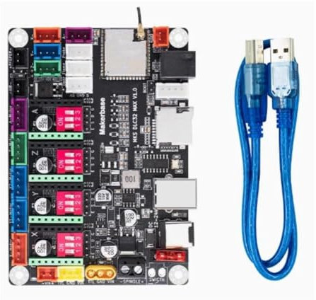 Bumiva CNC-Controller 4 Achsen MKS DLC32 MAX Erweiterungskarte GRBL 32 Bit ESP32 Shield Breakout Board Graviermaschinenteile