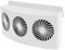 DINHEAROM Solar Car Window Vent Fan Solar Powered Auto Cooling Exhaust Fan for Car Air Circulation Easy Installation Quiet Fit for Vehicles