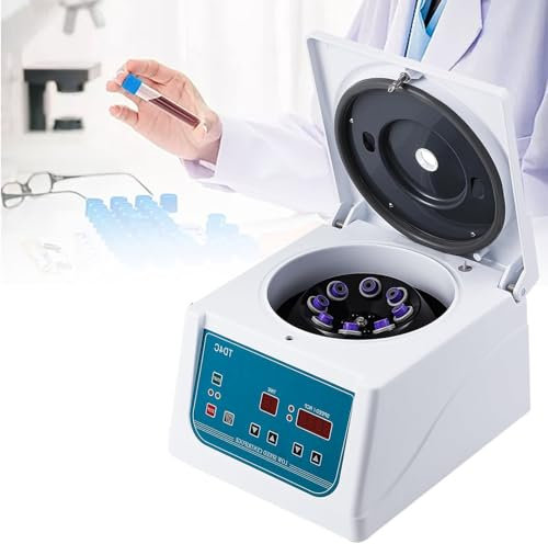 Sunseota Centrifugeuse PRP de Paillasse, centrifugeuse électrique de Laboratoire 4 000 TR/Min pour Plasma, PRP, Sang, Mini-microcentrifugeuse Scientifique
