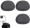 3pcs Blender Sip Spout Lid Plug, 1.25 Inch Portable Leakproof-Lid Plug Replacement Compatible with Ninja BC151NV BC151BK BC155PS (Black)