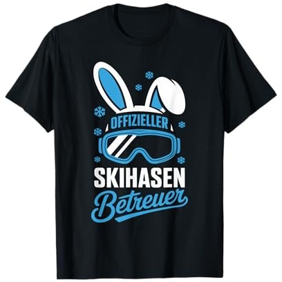 Lustiges Skihasen Betreuer Ski T-Shirt
