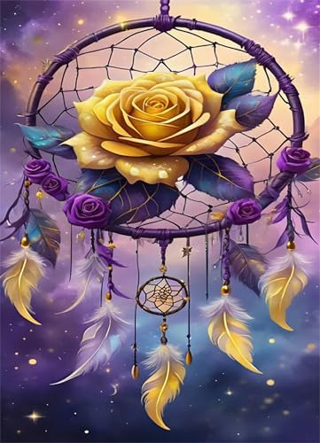 Puzzle 700 Teile Blumen-Traumfänger Puzzle für Erwachsene,Jugendliche Herausforderungsspielzeug Dekompressionsspiel,Spielzeugpuzzle Geschenke zur Wohndekoration 52x38 cm