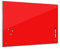 Bilderdepot24 Memoboard 60 x 40 cm | Farben | Rot | abwaschbare einfarbige Glas-Magnettafel mit Halterung Magneten Stift 1301