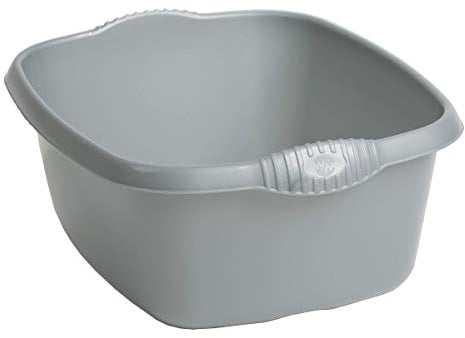 Wham - Rectangular Washing Up Bowl - 39 x 32 x 16 cm - Silver