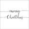Ambiente Serviette Motiv : Christmas Note White - Weihnachten weiß - Merry Christmas Aufschrift - 20 Servietten pro Packung, 33x33 cm